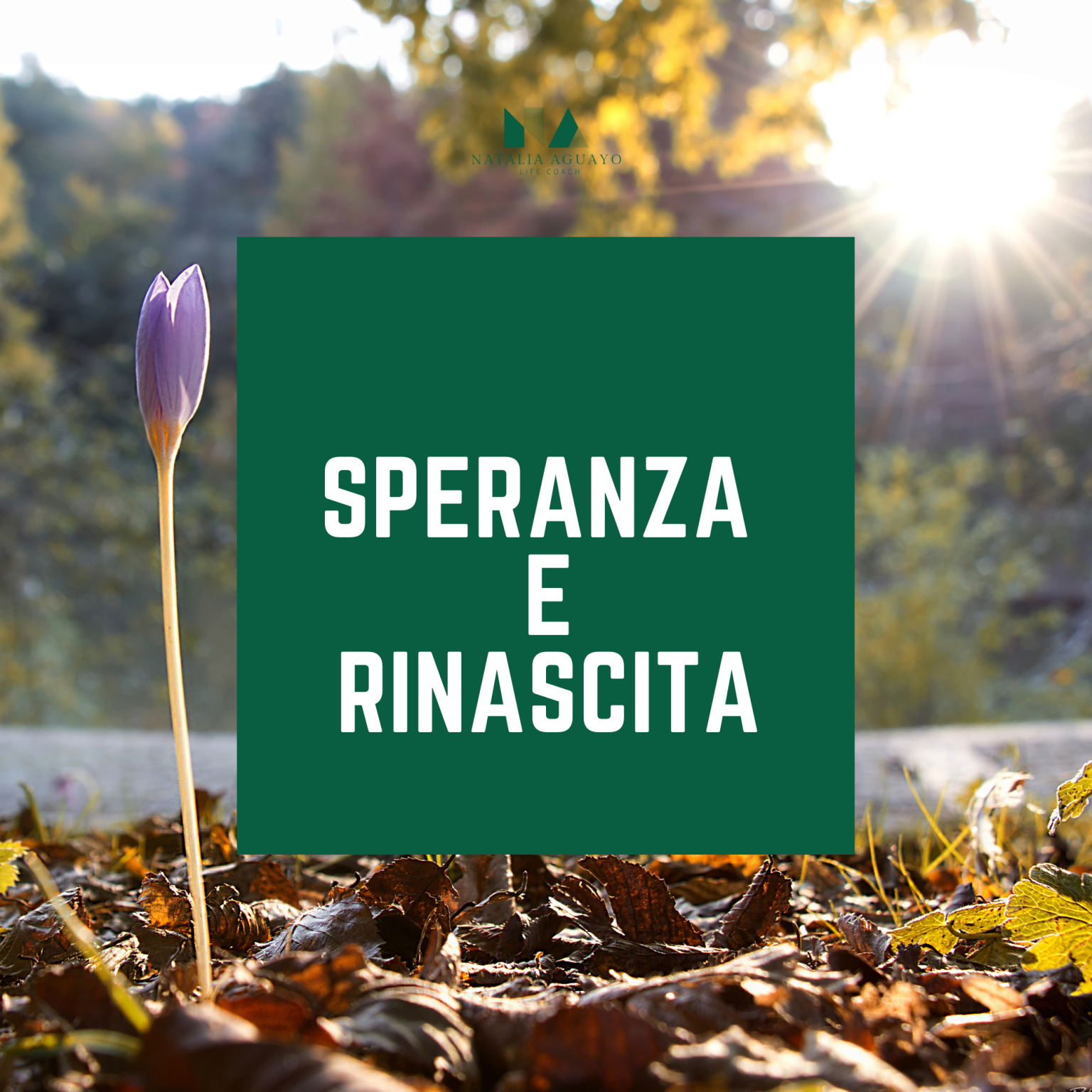 SPERANZA E RINASCITA